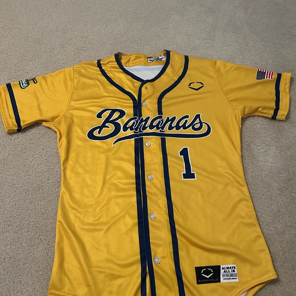 Savannah Bananas yellow Baseball Jersey